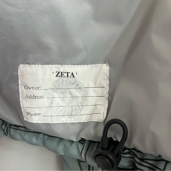 Women's e408 Ski & Snow Jacket in Blue with Yellow Flowers - Size M - Picture 10 of 16